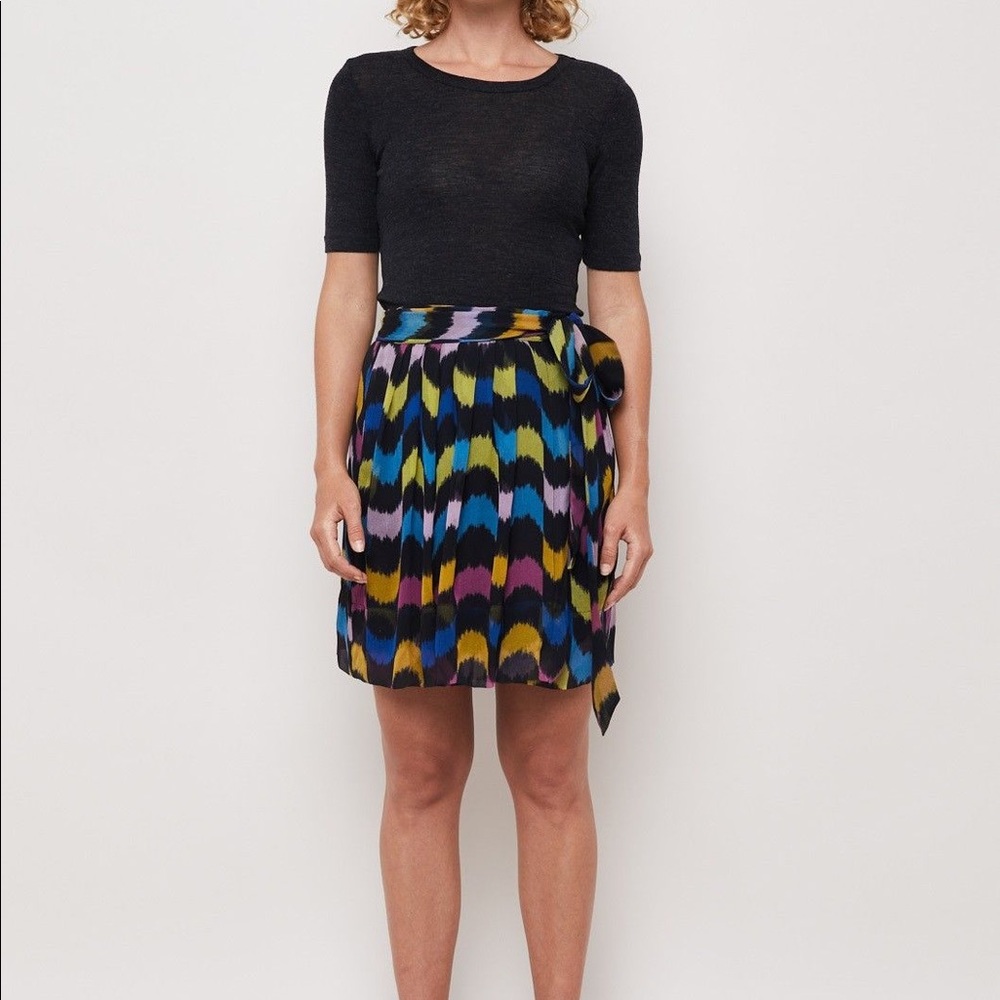 Gorman print silk wrap skirt AUS 10/ US size 6